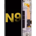 OLED Assembly With Frame For Samsung Galaxy Note 9 (Refurbished) (Lavender Purple)