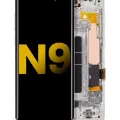 OLED Assembly With Frame For Samsung Galaxy Note 9 (Refurbished) (Alpine White)