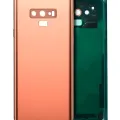 Back Cover Glass With Camera Lens For Samsung Galaxy Note 9 (No Logo) (Aftermarket Plus) (Metallic Copper)