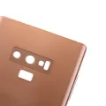 Back Cover Glass With Camera Lens For Samsung Galaxy Note 9 (No Logo) (Aftermarket Plus) (Metallic Copper)