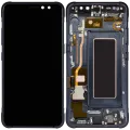 OLED Assembly With Frame For Samsung Galaxy S8 Active (Refurbished) (Meteor Gray)