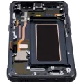 OLED Assembly With Frame For Samsung Galaxy S8 Active (Refurbished) (Meteor Gray)
