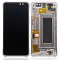OLED Assembly With Frame For Samsung Galaxy S8 Active (Refurbished) (Tungsten Gold)