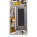 OLED Assembly With Frame For Samsung Galaxy S8 Active (Refurbished) (Tungsten Gold)