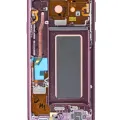 OLED Assembly With Frame For Samsung Galaxy S9 (Service Pack) (Lilac Purple)