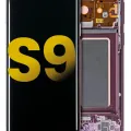 OLED Assembly With Frame For Samsung Galaxy S9 (Service Pack) (Lilac Purple)