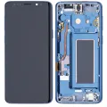 OLED Assembly With Frame For Samsung Galaxy S9 (Refurbished) (Coral Blue)