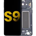 OLED Assembly With Frame For Samsung Galaxy S9 (Refurbished) (Midnight Black)