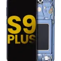 OLED Assembly With Frame For Samsung Galaxy S9 Plus (Refurbished) (Coral Blue)