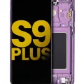 OLED Assembly With Frame For Samsung Galaxy S9 Plus (Refurbished) (Lilac Purple)