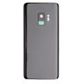 Back Cover Glass With Camera Lens For Samsung Galaxy S9 (No Logo) (Aftermarket Plus) (Midnight Black)