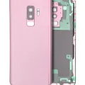 Back Cover Glass With Camera Lens For Samsung Galaxy S9 Plus (No Logo) (Aftermarket Plus) (Lilac Purple)