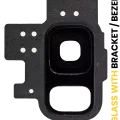 Back Camera Lens With Bracket / Bezel For Samsung Galaxy S9 (Midnight Black)
