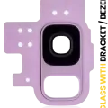 Back Camera Lens With Bracket / Bezel For Samsung Galaxy S9 (Lilac Purple)