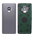 Back Cover Glass With Camera Lens For Samsung Galaxy S9 (No Logo) (Aftermarket Plus) (Titanium Gray)