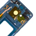 Mid-Frame Housing For Samsung Galaxy S9 Plus (With SmallParts) (Coral Blue Frame)
