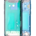 Mid-Frame Housing For Samsung Galaxy S9 (With SmallParts) (Coral Blue Frame)
