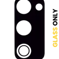Back Camera Lens (Glass Only) With Adhesive For Samsung Galaxy S20 FE 4G / 5G (Black) (10 Pack)