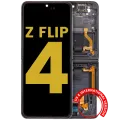 Inner OLED Assembly With Frame For Samsung Galaxy Z Flip 4 5G (US & International Version) (Refurbished) (Graphite)