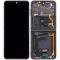 Inner OLED Assembly With Frame For Samsung Galaxy Z Flip 4 5G (US & International Version) (Refurbished) (Graphite)
