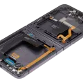 Inner OLED Assembly With Frame For Samsung Galaxy Z Flip 4 5G (US & International Version) (Refurbished) (Graphite)