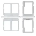 Dual Sim Card Tray For Samsung Galaxy A9 Pro (A910 / 2016) (White) (2 Piece Set)