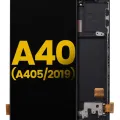 Дисплейний модуль (OLED) з рамкою для Samsung Galaxy A40 (A405 / 2019) (Refurbished) (всі кольори)