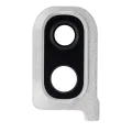 Back Camera Glass Lens and Cover Bezel For Samsung Galaxy A40 (A405 / 2019) (White)
