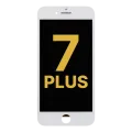 LCD Assembly With Steel Plate For iPhone 7 Plus (Refurbished: LG) (White)