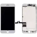 LCD Assembly With Steel Plate For iPhone 7 Plus (Refurbished: LG) (White)