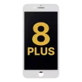 LCD Assembly With Steel Plate For iPhone 8 Plus (Refurbished) (White)