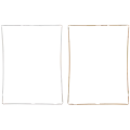 Frame With Adhesive For iPad 3 / iPad 4 (White)