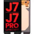 OLED Assembly Without Frame For Samsung Galaxy J7 / J7 Pro (J730 / 2017) (Aftermarket Plus) (Black)
