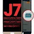 LCD Assembly Without Frame Only For Samsung Galaxy J7 Halo (J727A / 2017) / J7 Prime (J727T / 2017) / J7 Sky Pro (S737TL) (Aftermarket Plus) (Gold)