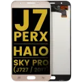 LCD Assembly Without Frame For Samsung Galaxy J7 Perx / Halo / Sky Pro (J727 / 2017) (Refurbished) (Gold)