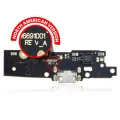 Charging Port Board (With Finger Sensor) For Motorola E4 (XT1764 / XT1767 / XT1768 / 2017) (US Version / Rev_A)