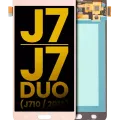 OLED Assembly Without Frame For Samsung Galaxy J7 / J7 Duo (J710 / 2016) (Refurbished) (Gold)