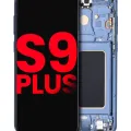 OLED Assembly With Frame For Samsung Galaxy S9 Plus (Aftermarket Plus) (Coral Blue)