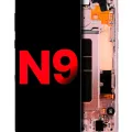 OLED Assembly With Frame For Samsung Galaxy Note 9 (Aftermarket Plus) (Alpine White)