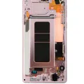 OLED Assembly With Frame For Samsung Galaxy Note 9 (Aftermarket Plus) (Alpine White)