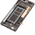 OLED Assembly With Frame For Samsung Galaxy Note 9 (Aftermarket Plus) (Midnight Black)