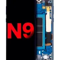 OLED Assembly With Frame For Samsung Galaxy Note 9 (Aftermarket Plus) (Ocean Blue)