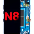 OLED Assembly With Frame For Samsung Galaxy Note 8 (Aftermarket Plus) (Deep sea Blue)