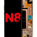 OLED Assembly With Frame For Samsung Galaxy Note 8 (Aftermarket Plus) (Maple Gold)
