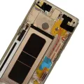 OLED Assembly With Frame For Samsung Galaxy Note 8 (Aftermarket Plus) (Maple Gold)