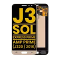 OLED Assembly Without Frame For Samsung Galaxy J3 (J320 / 2016) / Sol 4G / Express Prime / Amp Prime (Refurbished) (Gold)