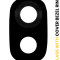 Back Camera Lens With Bezel Ring For Samsung Galaxy J3 (J337 / 2018) (Black)