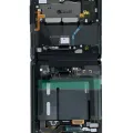 Inner OLED Assembly With Frame For Samsung Galaxy Z Flip 4G (F700) (Service Pack) (Mirror Black)
