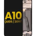 LCD Assembly With Frame For Samsung Galaxy A10 (A105 / 2019) (International Dual Sim Version) (Refurbished) (Black)