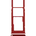 Dual Sim Card Tray For Samsung Galaxy A10 (A105 / 2019) (Red)